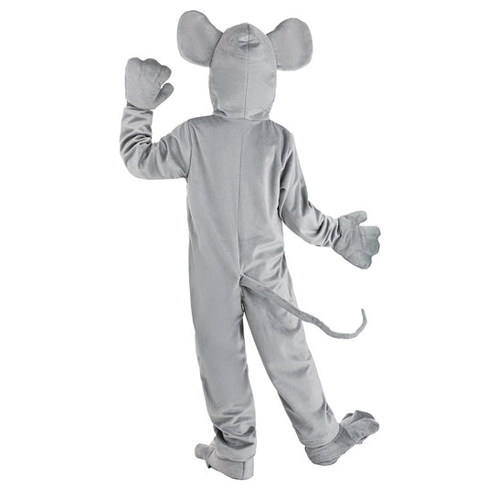Kids Mouse Costume Jumpsuit Book Week Animal Fancy Dress Pajamas