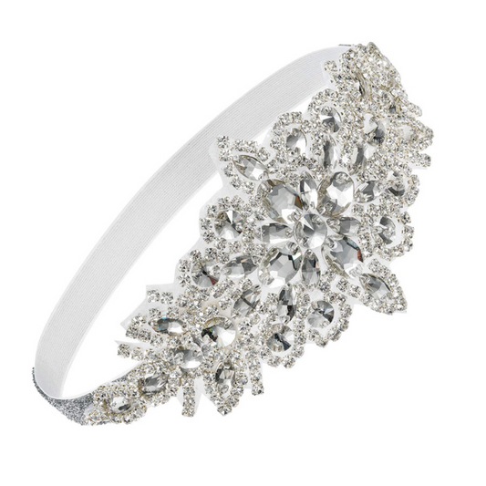 Gatsby Rhinestone Headband – Women’s Sparkly Hair Accessory
