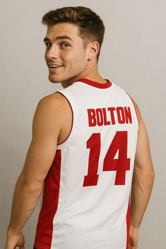 Zac Efron #14 Troy Bolton Wildcats High School Musical Basketball Jersey White