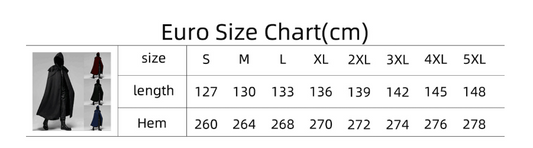 Men Long Hooded Cloak Wizard Witch Medieval Knight Cape Gothic Halloween Costume