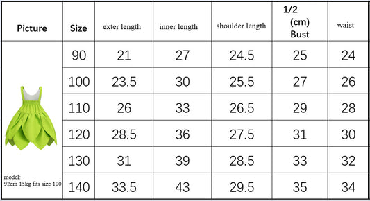 Green Elf Elsa Wonderful Fairy Tinker Bell Princess Dress Tinker Bell