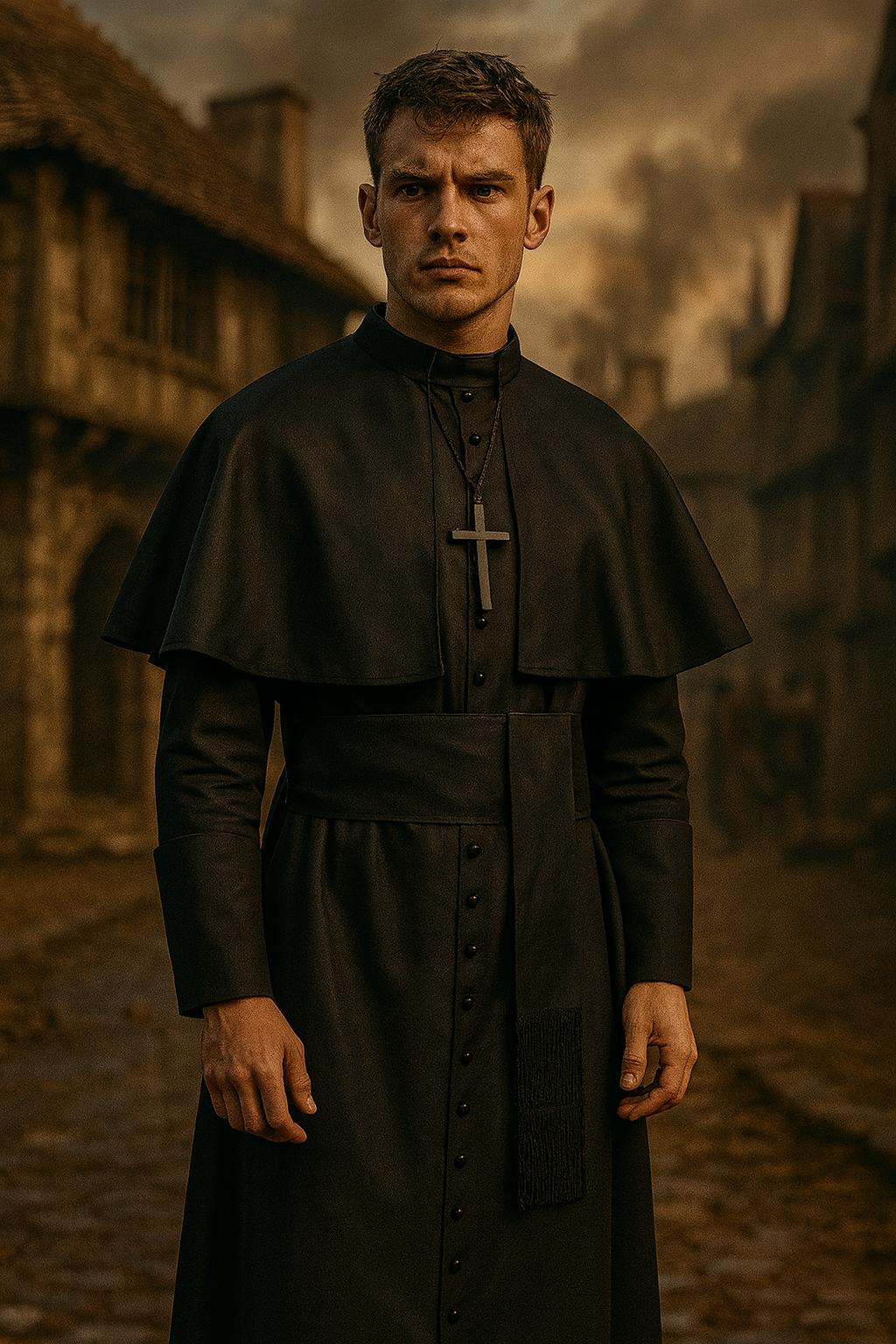 Authentic Men's Medieval Monk Costume