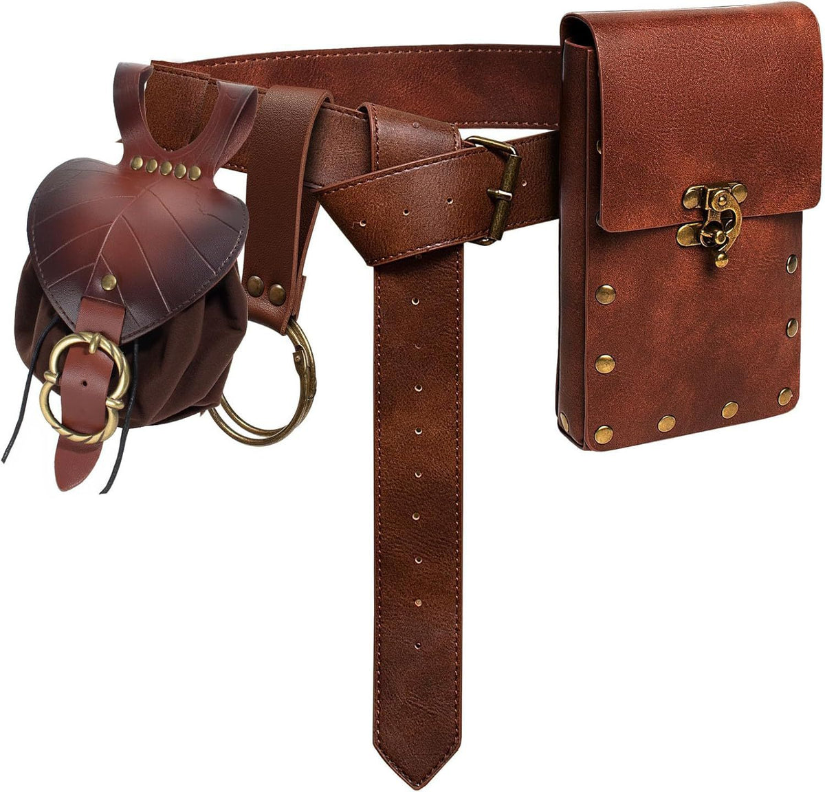 Medieval Renaissance Utility Belt & Pouch Accessories