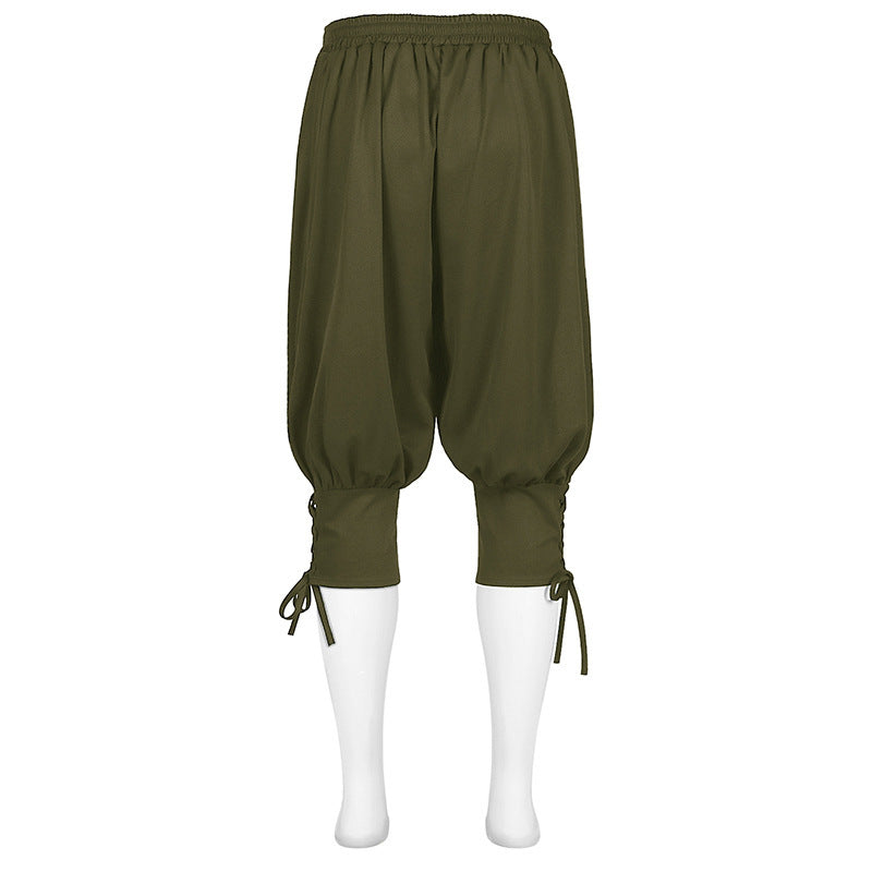 Medieval Civilian Costume Adult Renaissance Reenactment Theater Cosplay Pant Top