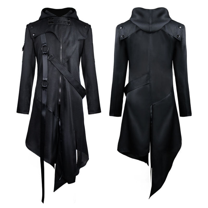 Unisex Gothic Top Punk Coat for Halloween Medieval Renaissance Performance Vintage Party