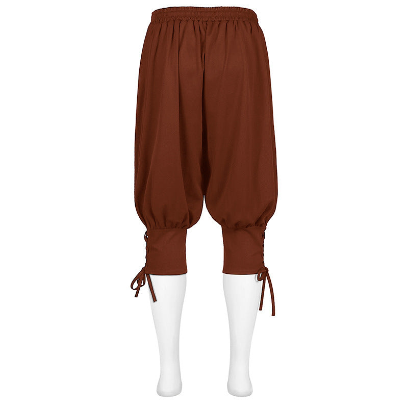Medieval Civilian Costume Adult Renaissance Reenactment Theater Cosplay Pant Top