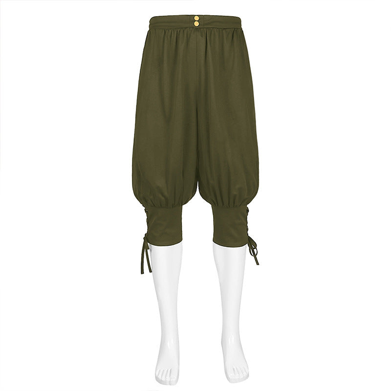 Medieval Civilian Costume Adult Renaissance Reenactment Theater Cosplay Pant Top