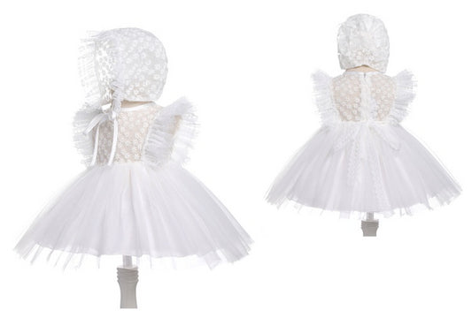 MEEJOY DRESS for Baptism, Wedding, Birthday, Photoshoot – Infant Formal Baby Dress