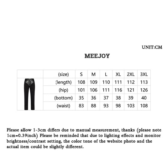 Men's Long Pants Solid Color Fashionable Steampunk Retro Suit Pants