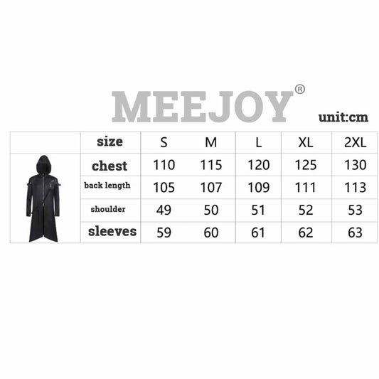 Dark Gothic Anime Game Series Retro Jacket Men's Clothing Steampunk Retro Uniform