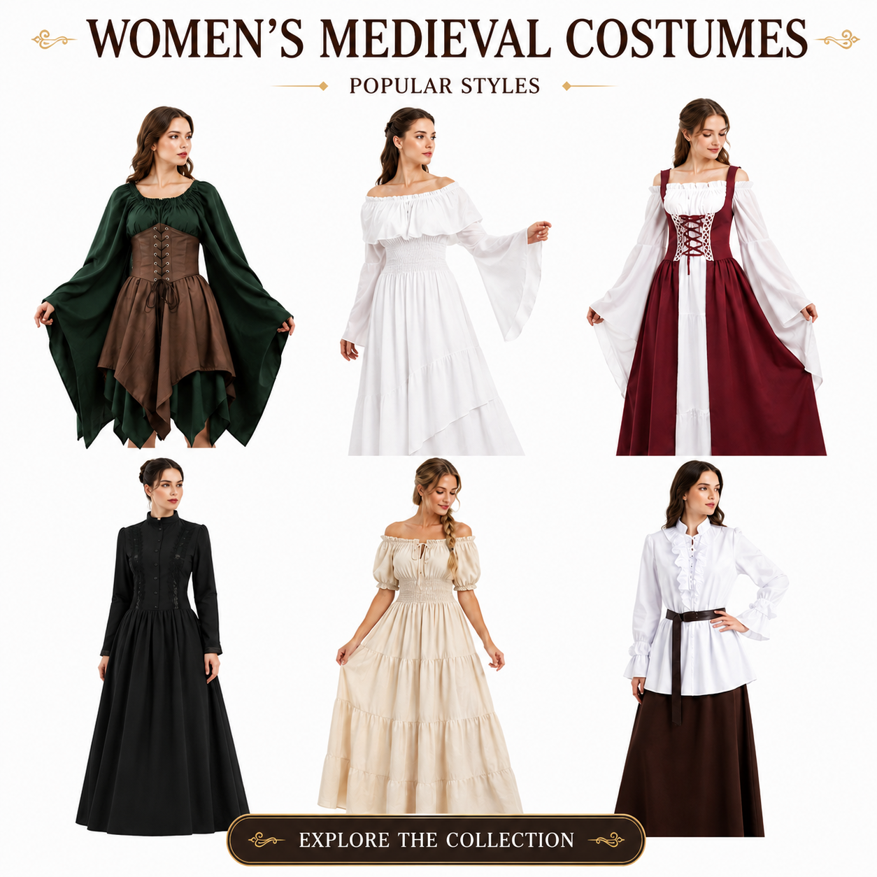 Women's Medieval Costumes Australia | Renaissance & LARP | MEEJOY