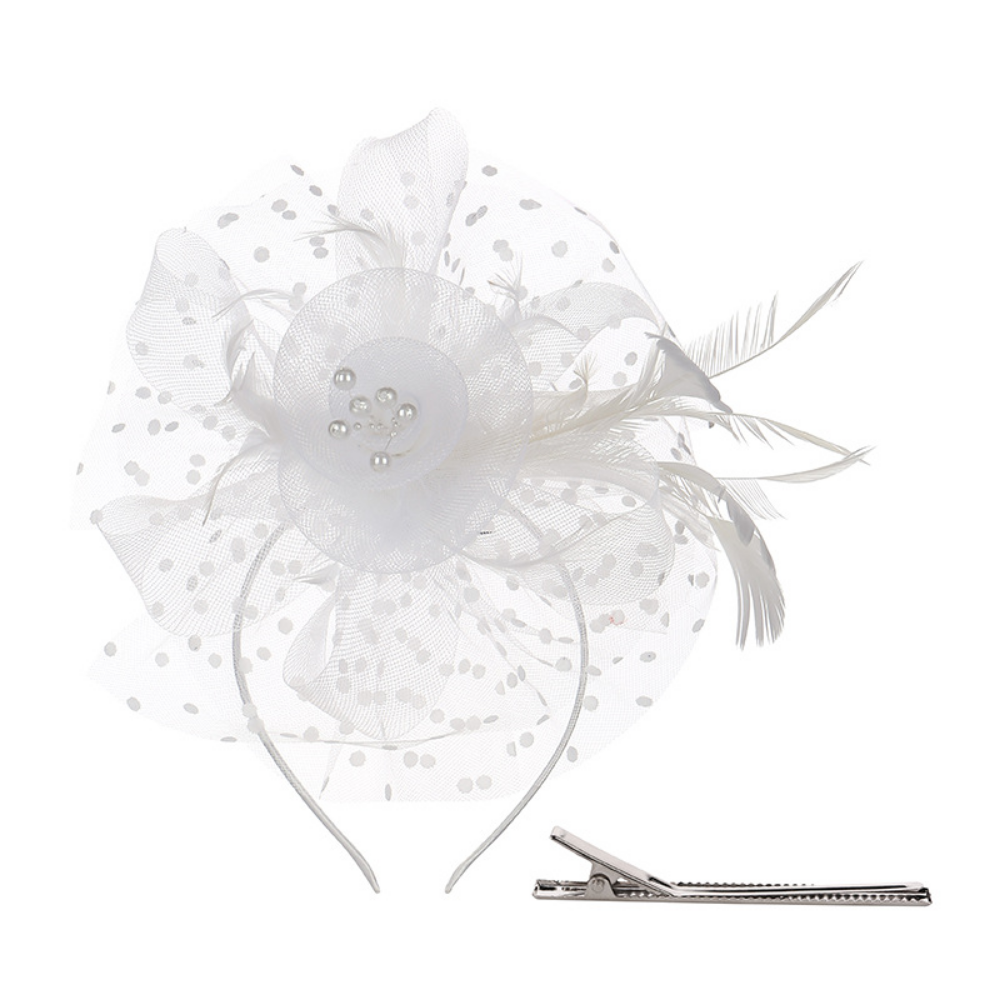 Vintage Feather Fascinator Headpiece