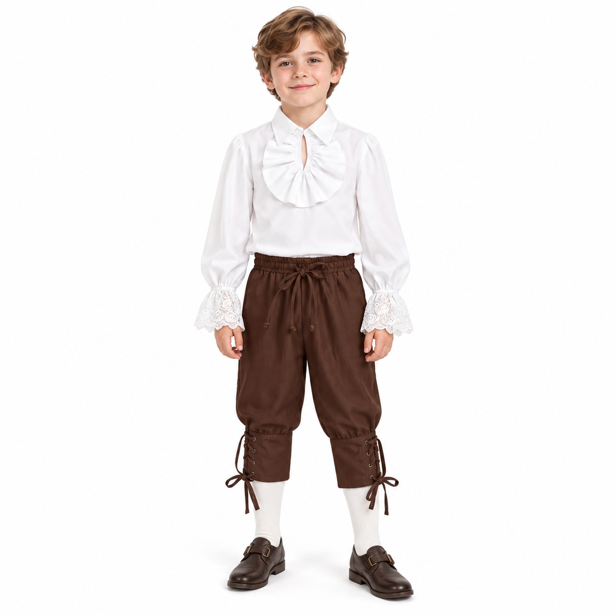 Kids Medieval Prince Shirt & Pants Costume – Renaissance Outfit