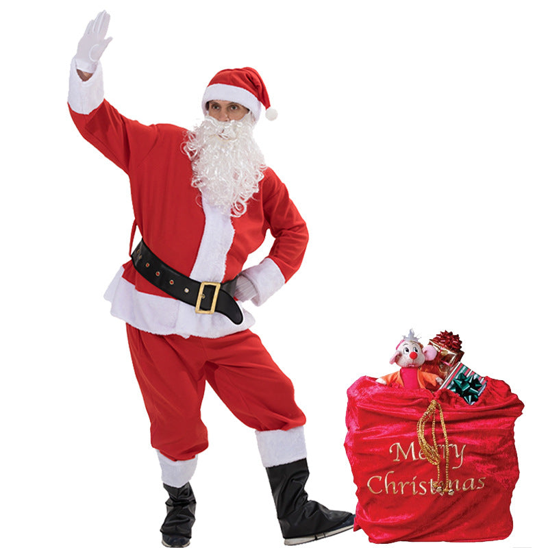 Large Christmas Gift Bag Santa Sack Red Velvet Merry Christmas Lucky Bag 75×89cm
