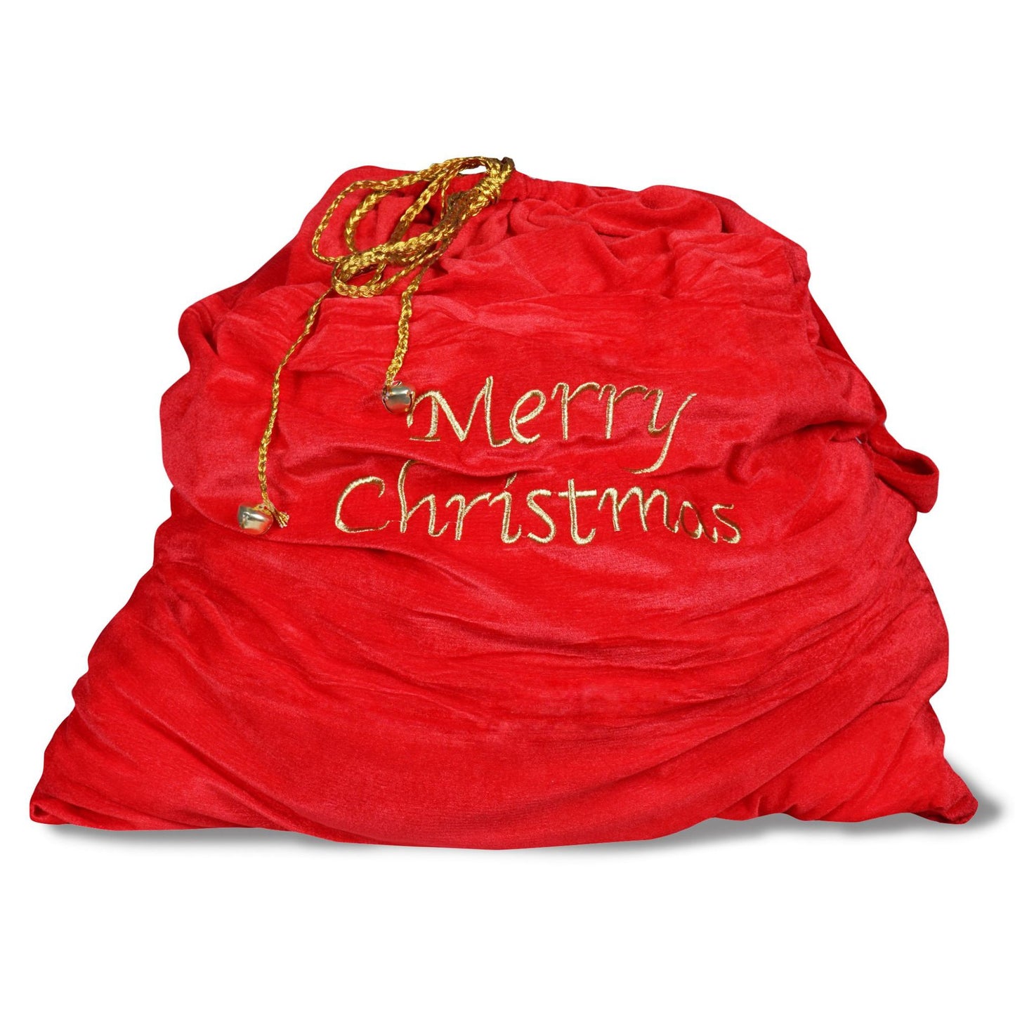 Large Christmas Gift Bag Santa Sack Red Velvet Merry Christmas Lucky Bag 75×89cm