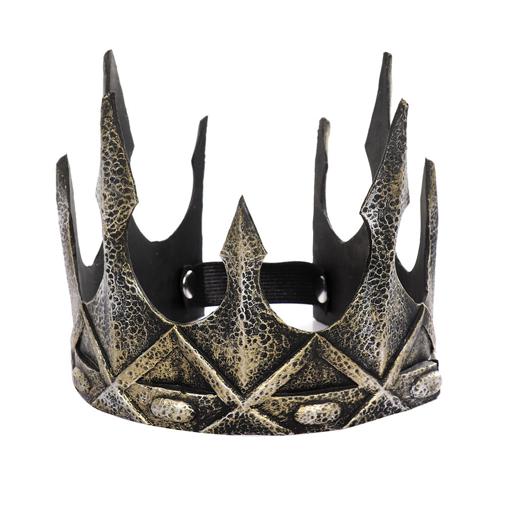 Rule the Realm with Our Medieval COSPLAY Retro Foam King Crown: Majestic and Regal Accessory