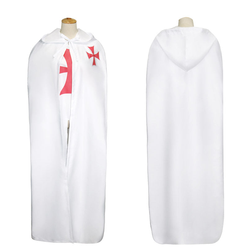 Medieval Fayre Warrior Costume: Men's Templar Tunic for LARP and Renaissance Faire Cosplay