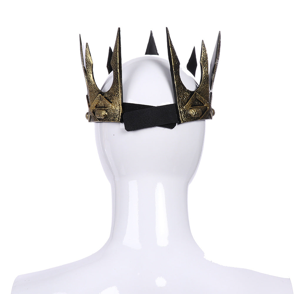 Rule the Realm with Our Medieval COSPLAY Retro Foam King Crown: Majestic and Regal Accessory