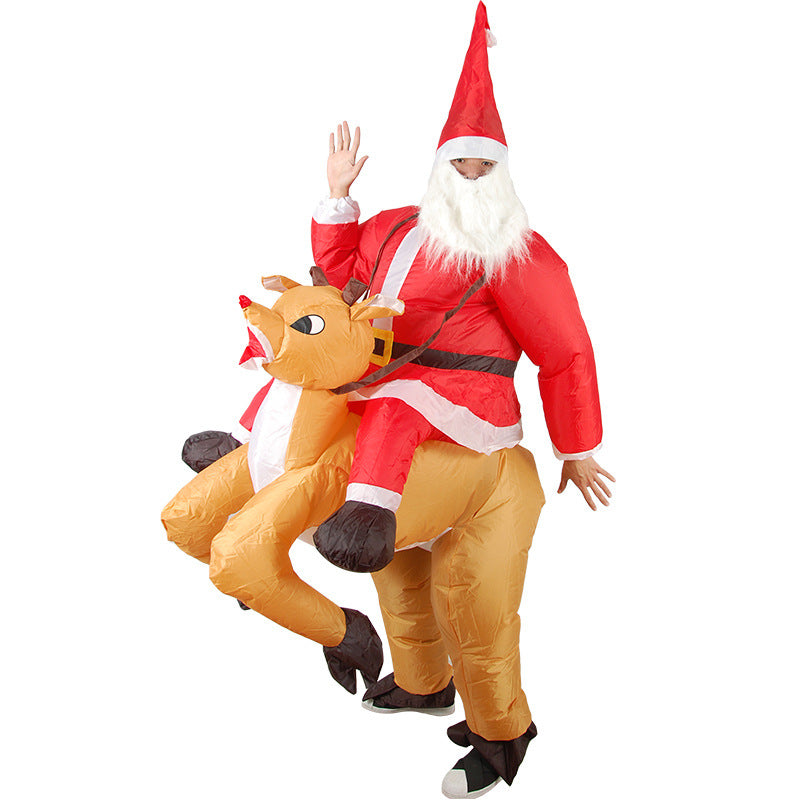 Christmas Funny Cartoon Doll Costume | Inflatable Reindeer Costume for Adults