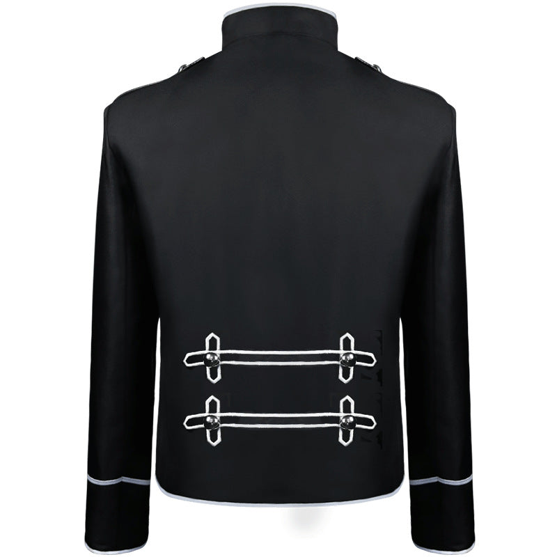 Vintage Style Men's Drummer Parade Jacket - Perfect for Band Uniform