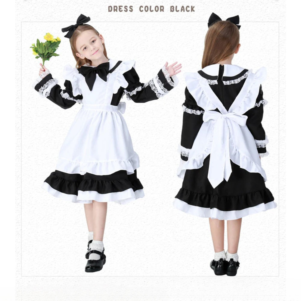 Girls Alice Costume Party Book Week Kids Child Fancy Dress Cosplay