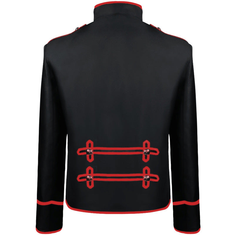 Vintage Style Men's Drummer Parade Jacket - Perfect for Band Uniform