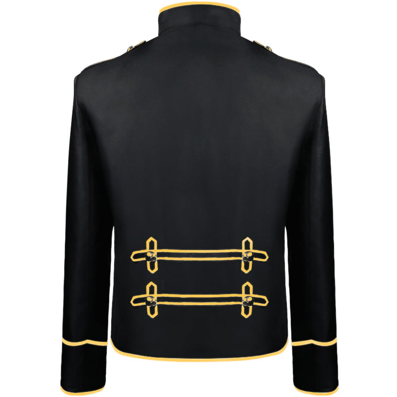 Vintage Style Men's Drummer Parade Jacket - Perfect for Band Uniform