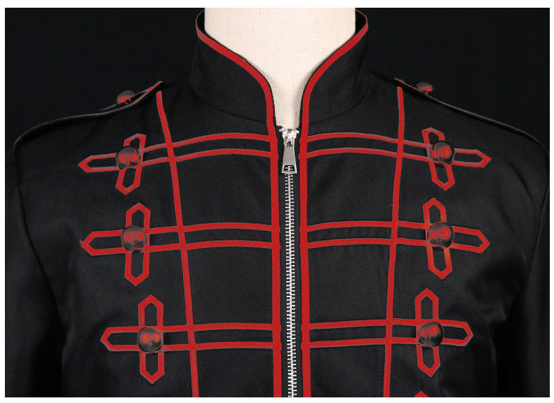 Vintage Style Men's Drummer Parade Jacket - Perfect for Band Uniform