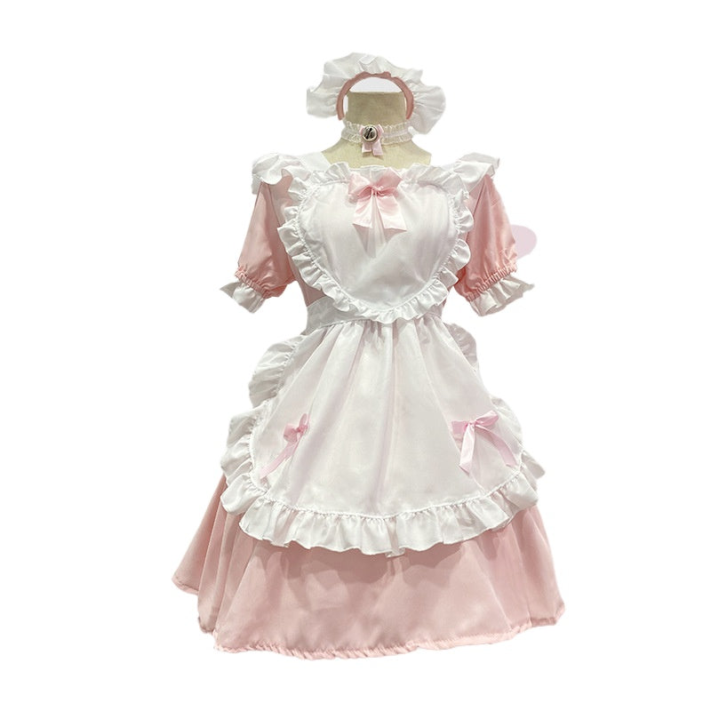 Kawaii Japanese Cospaly Sweet Lolita Dress Cute Anime Maid Costume