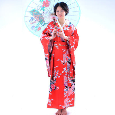 Japanese Womens Traditional Kimono Yukata Costumes Cosplay for Photography