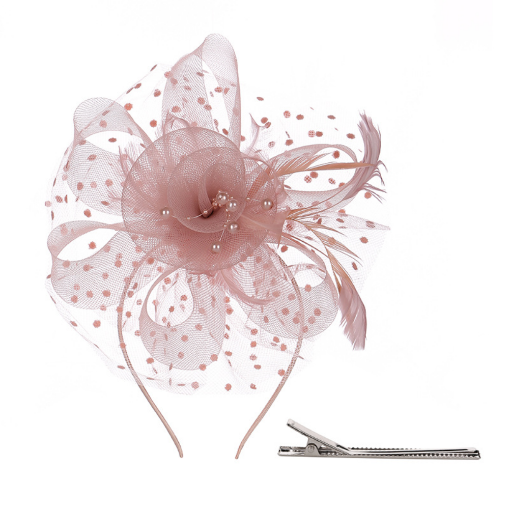 Vintage Feather Fascinator Headpiece