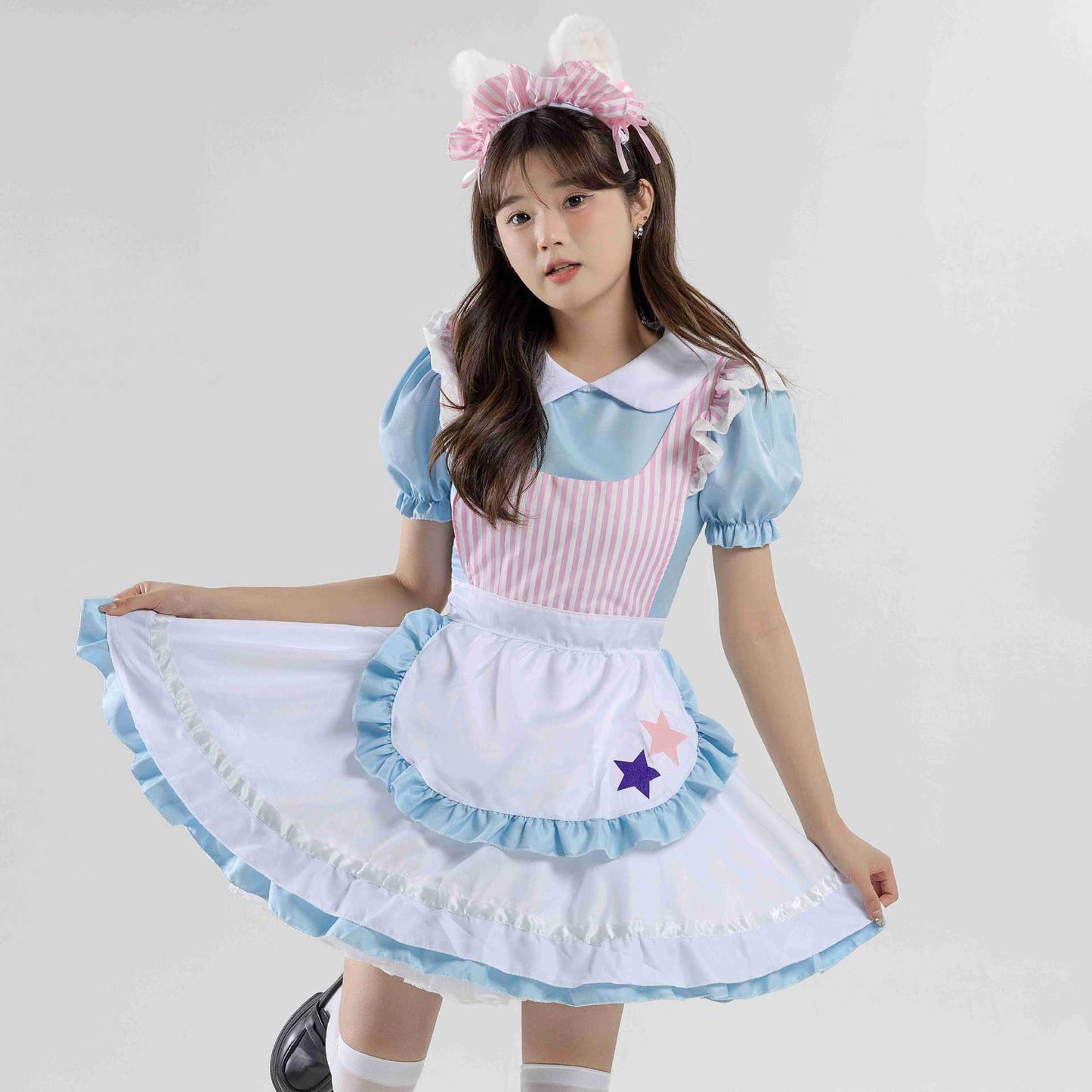 Japanese Sexy Cat Bell Maid Outfit - Cosplay Anime Cute Lolita Dress