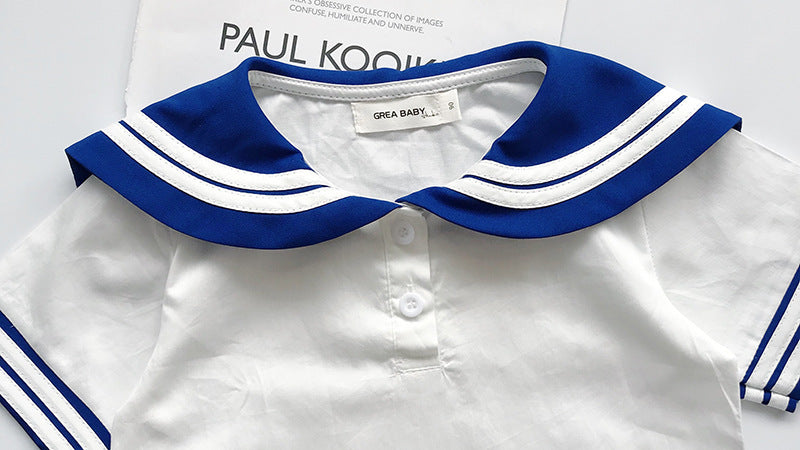 Kids Navy Sailor Costume Child Halloween Long Sleeve School Uniform Fancy Dress