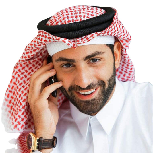 Men's Turban Saudi Arabian Men's Headscarves, Dubai Hairband