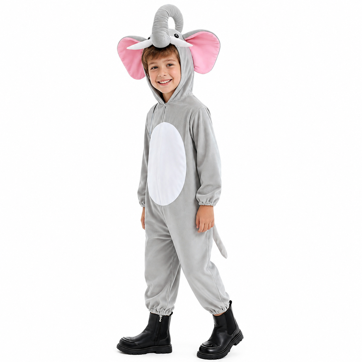 Kids Animal Costume Onesie Pajamas Fancy Dress Book Week Zoo Party S-XL