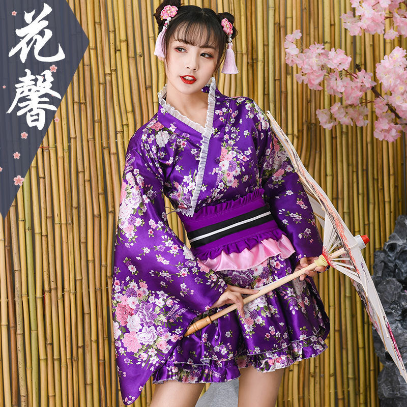 Improved Performance Japanese Kimono set for Cosplay and Anime Fans