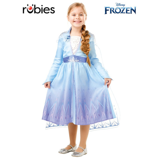 ELSA FROZEN 2 CLASSIC COSTUME, CHILD Officially Licensed