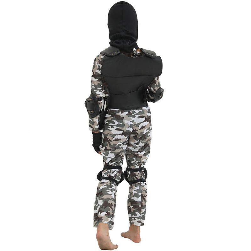 SWAT Commander Kids Military Police Costume Full Set- Perfect for Book Week