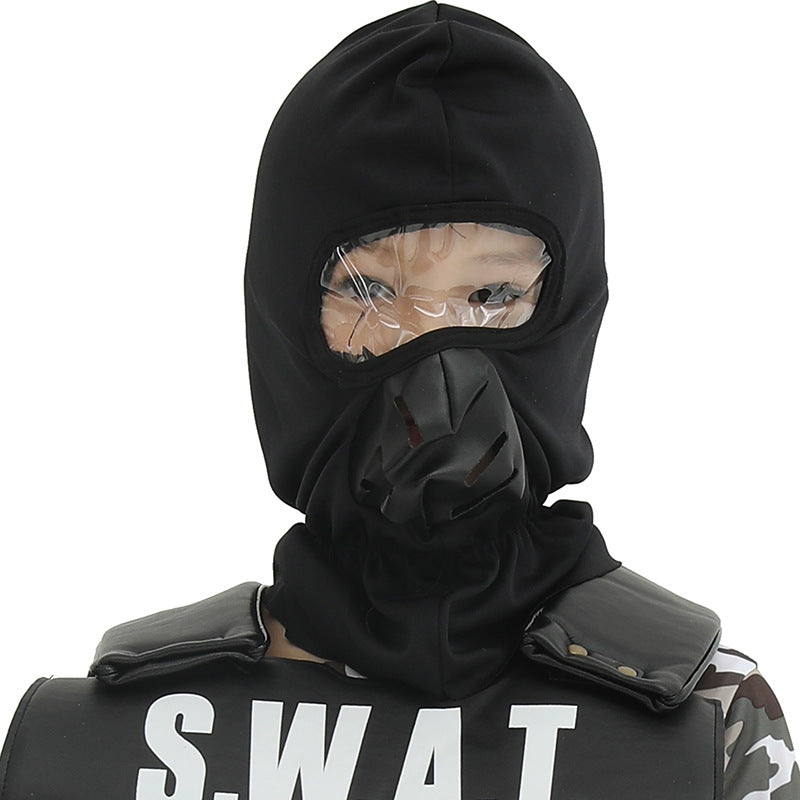 SWAT Commander Kids Military Police Costume Full Set- Perfect for Book Week