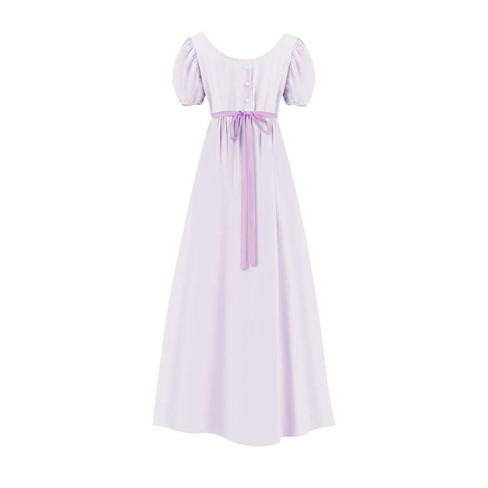 Women's Regency Empire Waist Dress – Jane Austen Period Costume