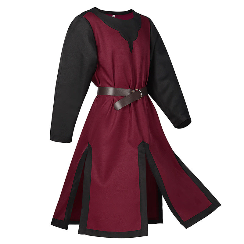 Medieval Fayre Warrior Costume: Men's Templar Tunic for LARP and Renaissance Faire Cosplay