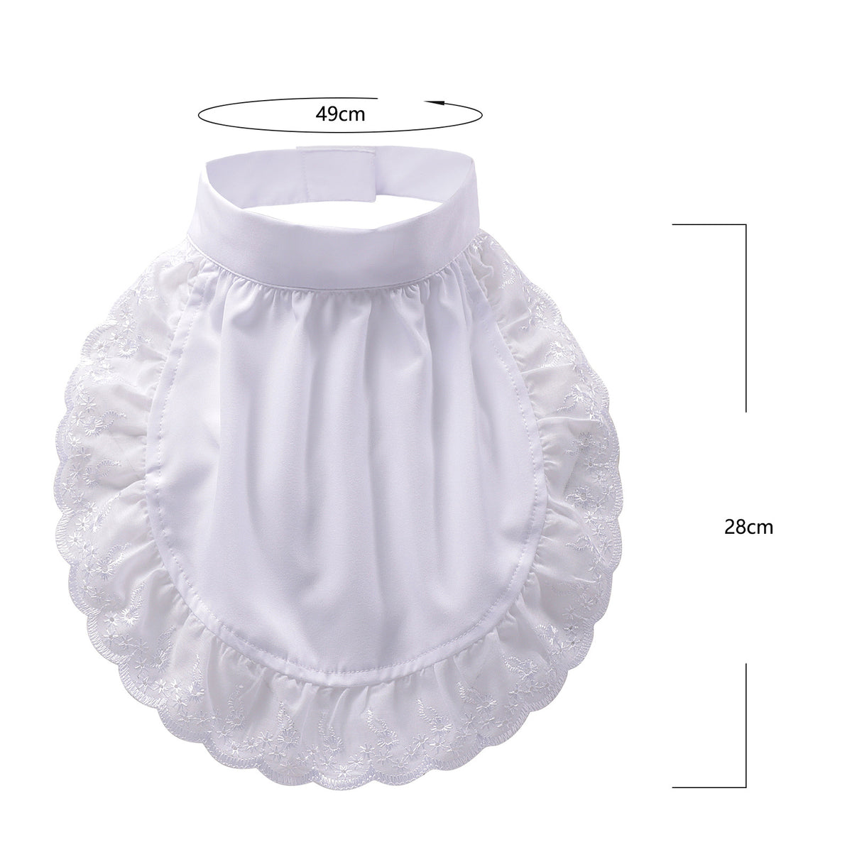 Men's Victorian Gothic Ruffle Shirt – Detachable Lace Jabot Set