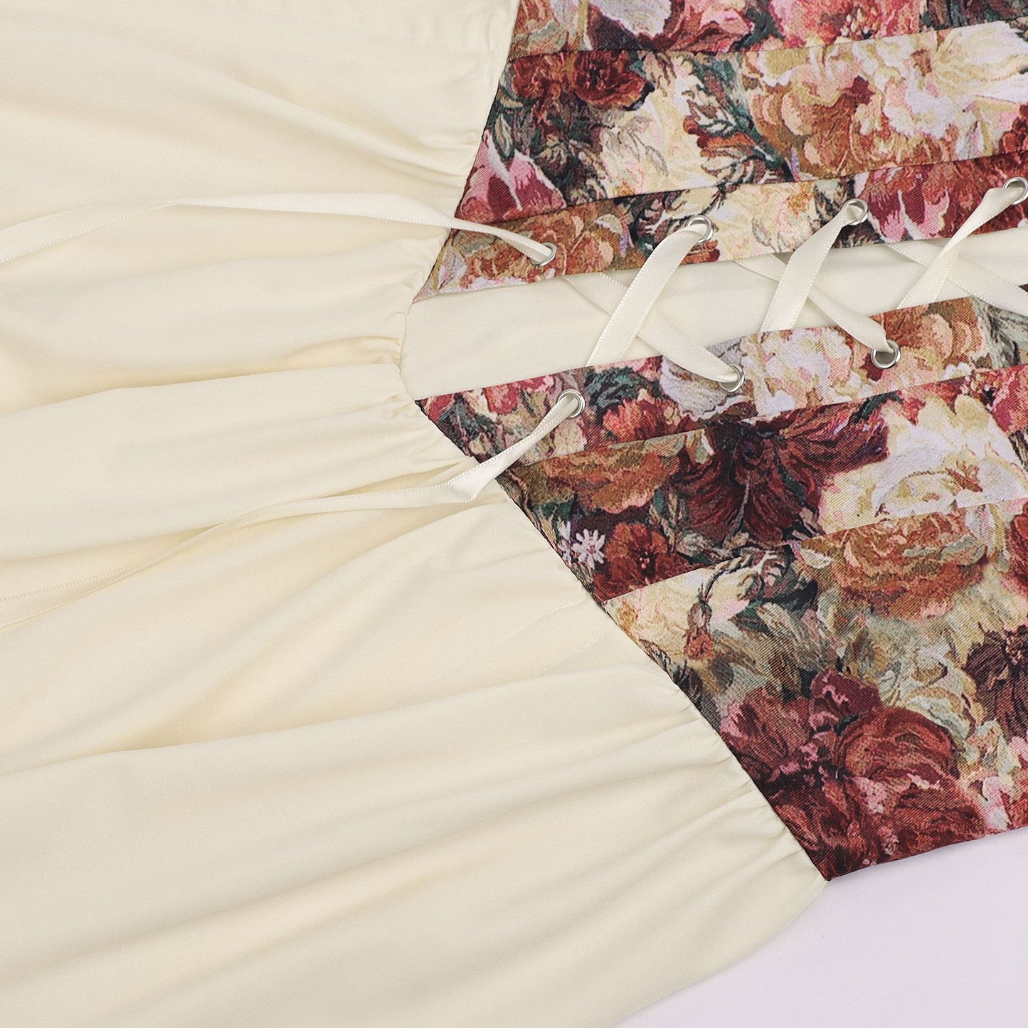 Women's Renaissance Floral Corset Dress – Ren Faire Costume