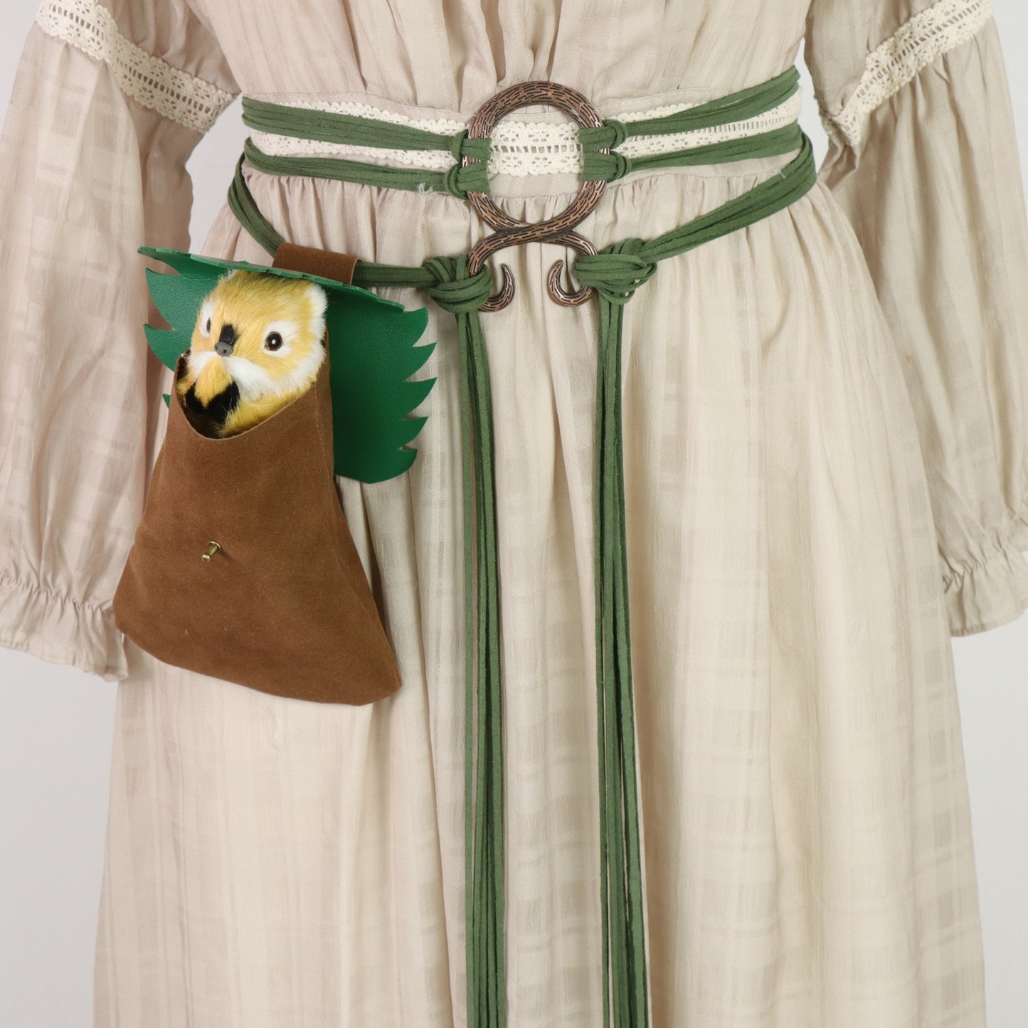 Womens Medieval Renaissance Belt Viking Dress Waist Sash Faux Leather