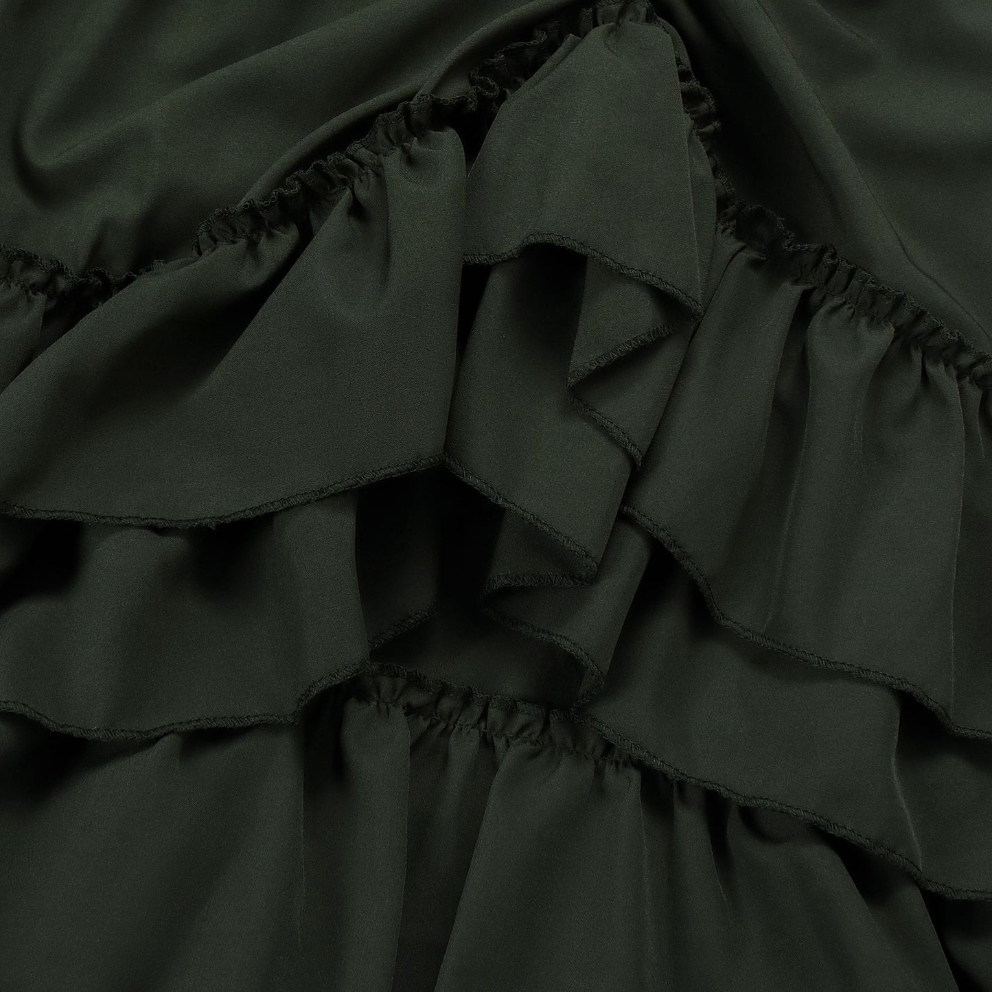 Womens Victorian Gothic Layered Skirt Renaissance Cosplay Party Costume