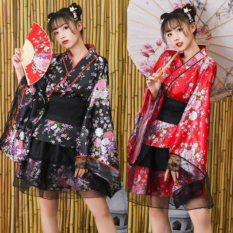 Animation Costume Japanese Cute Girl Style Improved Performance Anime Costume Kimono Pajamas