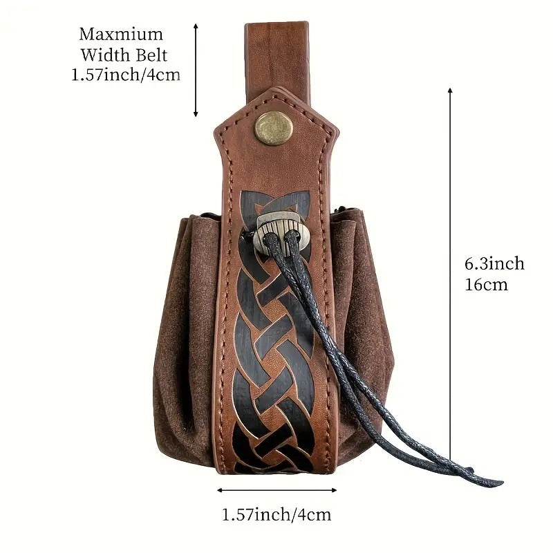 Medieval Renaissance Utility Belt & Pouch Accessories