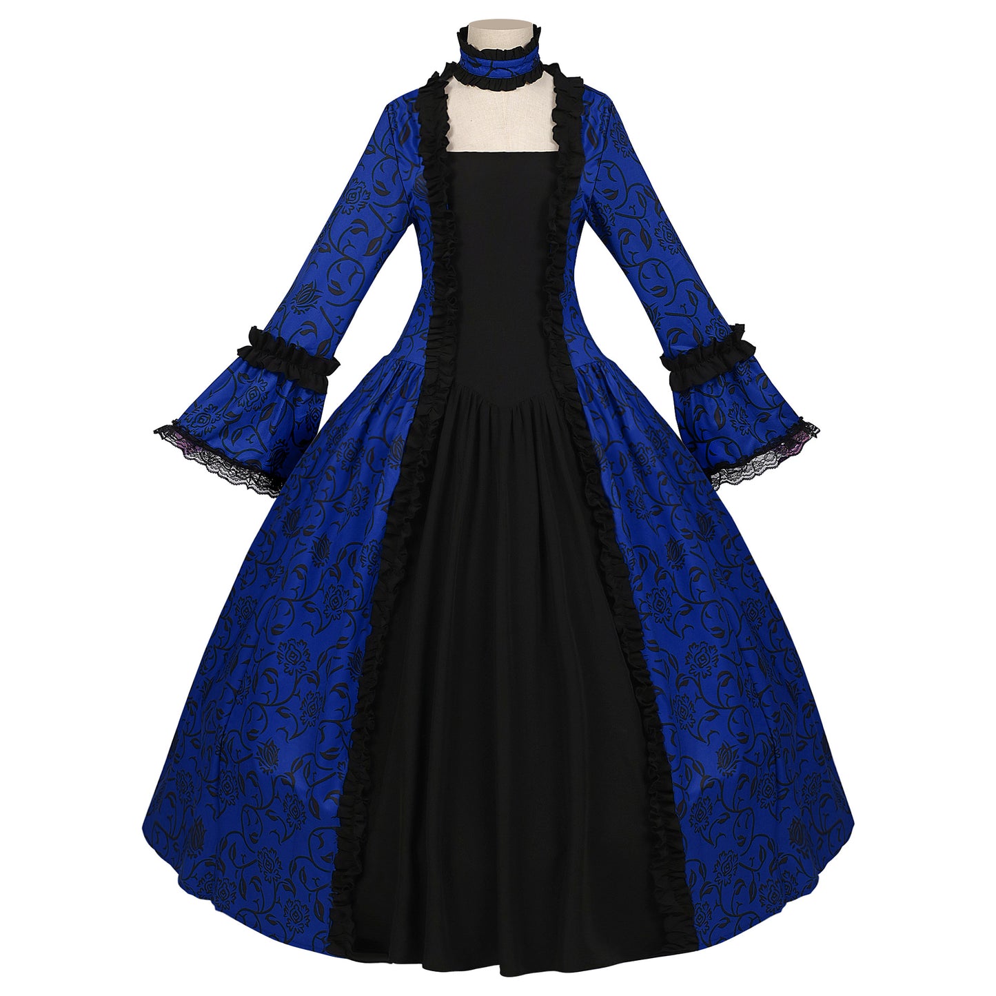 Renaissance Medieval Victoria Women Party Dress Palace Retro Skirt