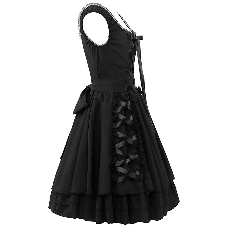 Medieval Steampunk Victorian Gothic Maid Dress Costume