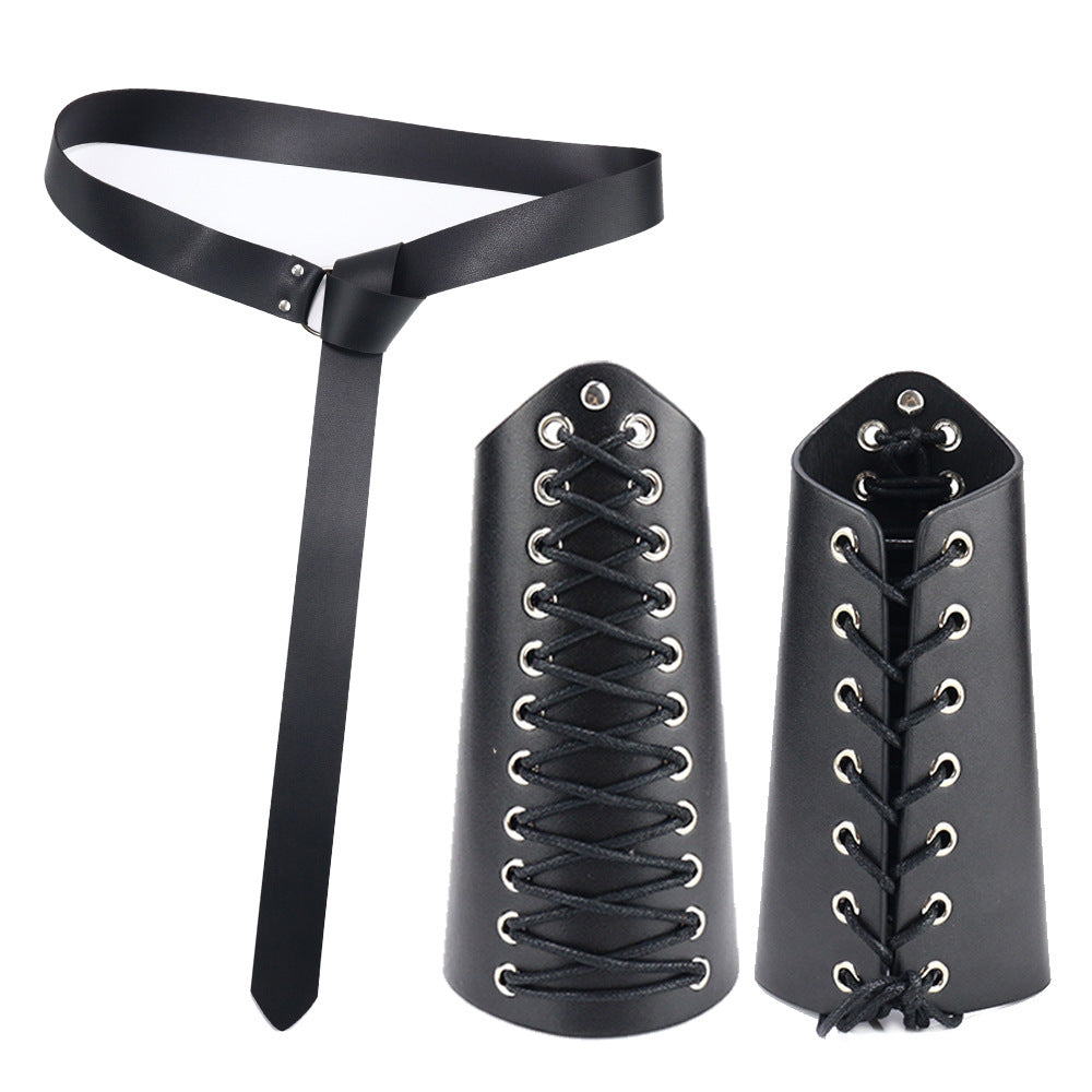 Medieval Renaissance Utility Belt & Pouch Accessories